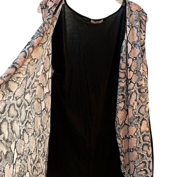 Halo Women's Kimono Cardigan Blouse S Multicolor Animal Print Casual - Picture 4 of 7